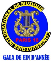 Gala de fin d'année du Conservatoire International de Musique Paris 16 Auditorium du Lyce la Fontaine Affiche