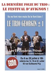Le Trio Georgin + ou - un Thtre des Vents Affiche