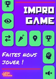 Impro game Comdie de Grenoble Affiche