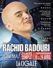 Rachid Badouri dans Arrête ton cinéma La Cigale Affiche