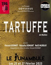 Le Tartuffe à 3 comédiens Le Funambule Montmartre Affiche