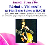 Récital de Violoncelle : les plus belles suites de Bach Eglise Notre Dame de la Salette Affiche