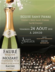 Requiem de Fauré / Kyrie en ré mineur de Mozart/ Cantique de Jean-Racine/ Symphonie 25 de Mozart Eglise d'Yvetot Affiche