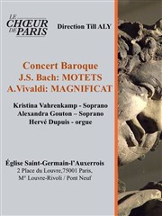 Vivaldi - Magnificat ; Bach - Motets Eglise Saint Germain l'Auxerrois Affiche