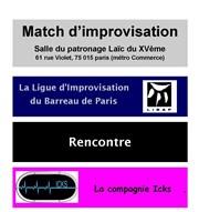 Match d'impro Icks / Libap Patronage Affiche