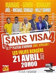 Sans visa 4 | Le plateau d'humour 100% africain Folies Bergre Affiche