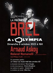 La Promesse Brel L'Olympia Affiche