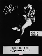 Aziz Ansari - Road To Nowhere L'Olympia Affiche