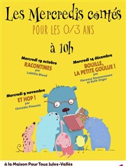 Racontines - Mercredis contés Maison Pour Tous Jules Valls Affiche