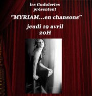 Myriam... En chansons Brasserie La Maison Affiche