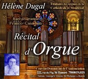 Récital d'Orgue par Hélène Dugal Eglise du Couvent des Dominicains Affiche