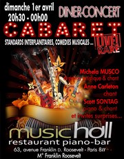 Dîner-Concert : ce soir... c'est Cabaret ! Le Music Hall Paris Affiche