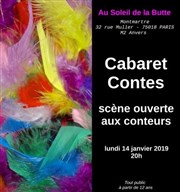 Cabaret Contes - Scène ouverte Au Soleil de la Butte Affiche