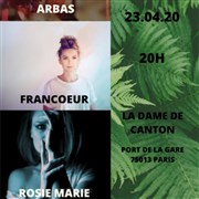 Arbas + Francoeur + Rosie Marie La Dame de Canton Affiche