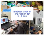 Atelier Initiation code et impression 3D Pause Cocoon Vincennes Affiche