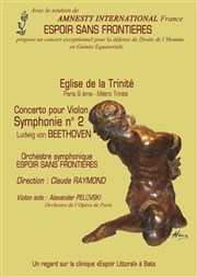 Concert Symphonique pour la défense des droits de l'homme en Guinée Equatoriale Eglise de la Trinit Affiche
