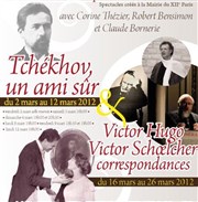Victor Hugo, Victor Schoelcher, correspondances Espace Lopold Bellan Affiche