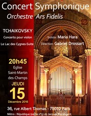 Orchestre Ars Fidelis | Concert Tchaïkovsky Eglise Saint Martin des Champs Affiche