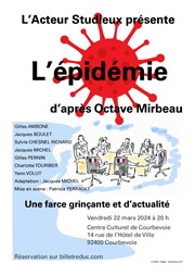 L'épidémie Centre culturel de Courbevoie Affiche