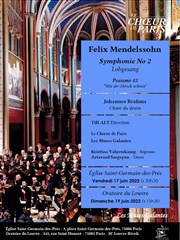 Mendelssohn & Brahms Eglise Saint Germain des Prs Affiche