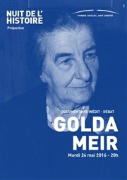 Nuit de l'histoire - Golda : une vie Espace Rachi Affiche