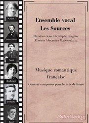 Musique romantique française : Saint-Saëns, Fauré, Boulanger, D'Ollone, Ravel, Dukas, Debussy... Cathdrale Notre-Dame-du-Liban Affiche