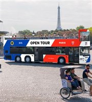 Paris l'Open Tour Pass 1 jour (ref POT) Car Paris l'OpenTour Affiche