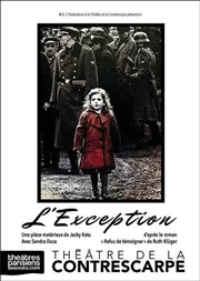 L'exception Thtre de la Contrescarpe Affiche