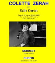 Récital de Piano: Debussy / Chopin Salle Cortot Affiche