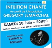 Intuition chante au profit de l'association Gregory Lemarchal Jardin de la Mairie de Sauvebonne Affiche