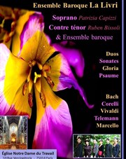 Musique Baroque pour Soprano, Contre ténor et Ensemble baroque Eglise Notre-Dame du Travail Affiche