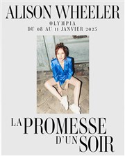 Alison Wheeler dans La promesse d'un soir L'Olympia Affiche
