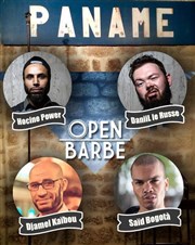 Open Barbe Paname Art Caf Affiche