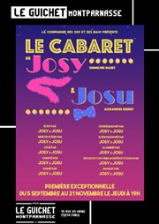 Le cabaret de Josy et Josu Guichet Montparnasse Affiche