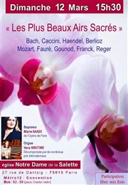Récital soprano & orgue : Les plus beaux airs sacrés Eglise Notre Dame de la Salette Affiche