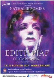 Piaf : Olympia 61 Auditorium Jean Poulain Affiche