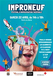 Improneuf Festival : Festival d'improvisation Paris Salle Rossini - mairie du 9me arrondissement Affiche