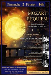Requiem de Mozart version Quatuor à Cordes Eglise Sainte Marie des Batignolles Affiche