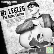 Mr Legleg The blues crooner Caf culturel Les cigales dans la fourmilire Affiche