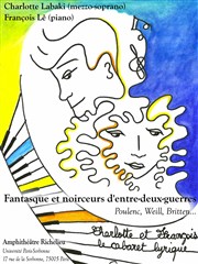 Fantasque et noirceurs d'entre-deux-guerres Amphithéâtre Richelieu de la Sorbonne Affiche