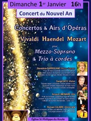 Concert du Nouvel An | Soprano & Trio à cordes glise St Philippe du Roule Affiche