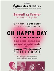 Grand concert de la Saint Valentin : Oh Happy Day Eglise des Billettes Affiche