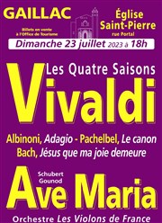 Les Quatre Saisons de Vivaldi, Ave Maria et adagios Eglise Saint-Pierre Affiche