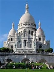 Visite guidée Montmartre en famille : Basilique du Sacré-Coeur, musée de Montmartre et moulin de la galette | par Elodie Lerner Mtro Blanche Affiche