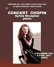 Récital Chopin par Sylvie Nicéphor Thtre de l'Ile Saint-Louis Paul Rey Affiche