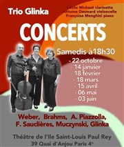 Trio Glinka : De la musique dans tous les sens Thtre de l'Ile Saint-Louis Paul Rey Affiche