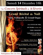 Grand Concert de Noël de St Séverin Eglise Saint Sverin Affiche