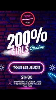 200 % Girls Stand Up Broadway Comdie Caf Affiche