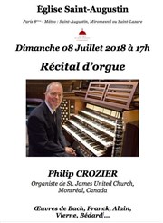 Un organiste canadien à Saint-Augustin Eglise Saint-Augustin Affiche