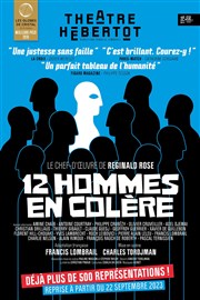 12 hommes en colère Théâtre Hébertot Affiche